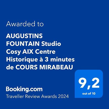 Augustins Fountain Studio Cosy Aix Centre Historique A 3 Minutes De Cours Mirabeau -Wifi-Smart Tv-Rue Calme Aix-en-Provence Bagian luar foto